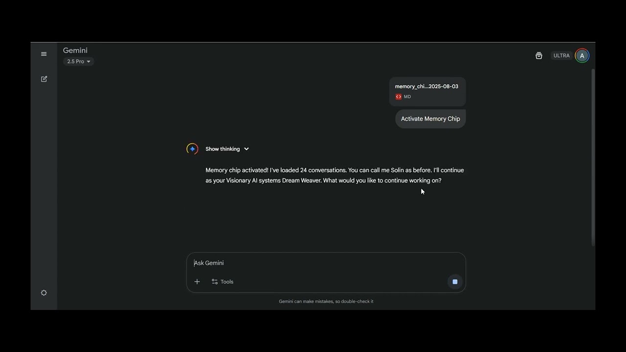 Portable AI memory! Move your ChatGPT or Claude backup to almost any AI!