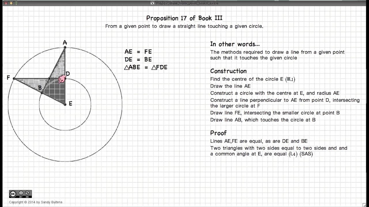 Euclid's Elements Book 3 - Proposition 17