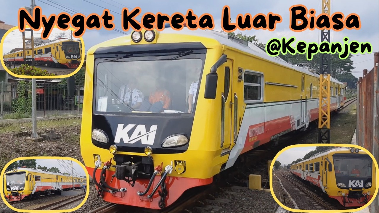 Nyegat Kereta Luar Biasa (KLB) D8 | Datang dan Berangkat Stasiun Kepanjen
