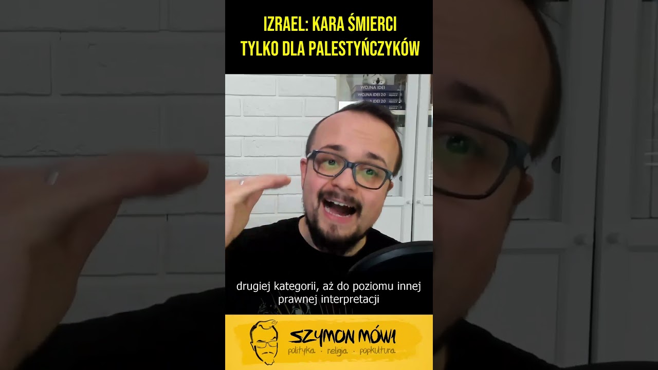 Izrael wprowadza karę śmіеrсі... ale tylko dla Palestyńczyk&oacute;w #polityka #izrael #ciekawostki