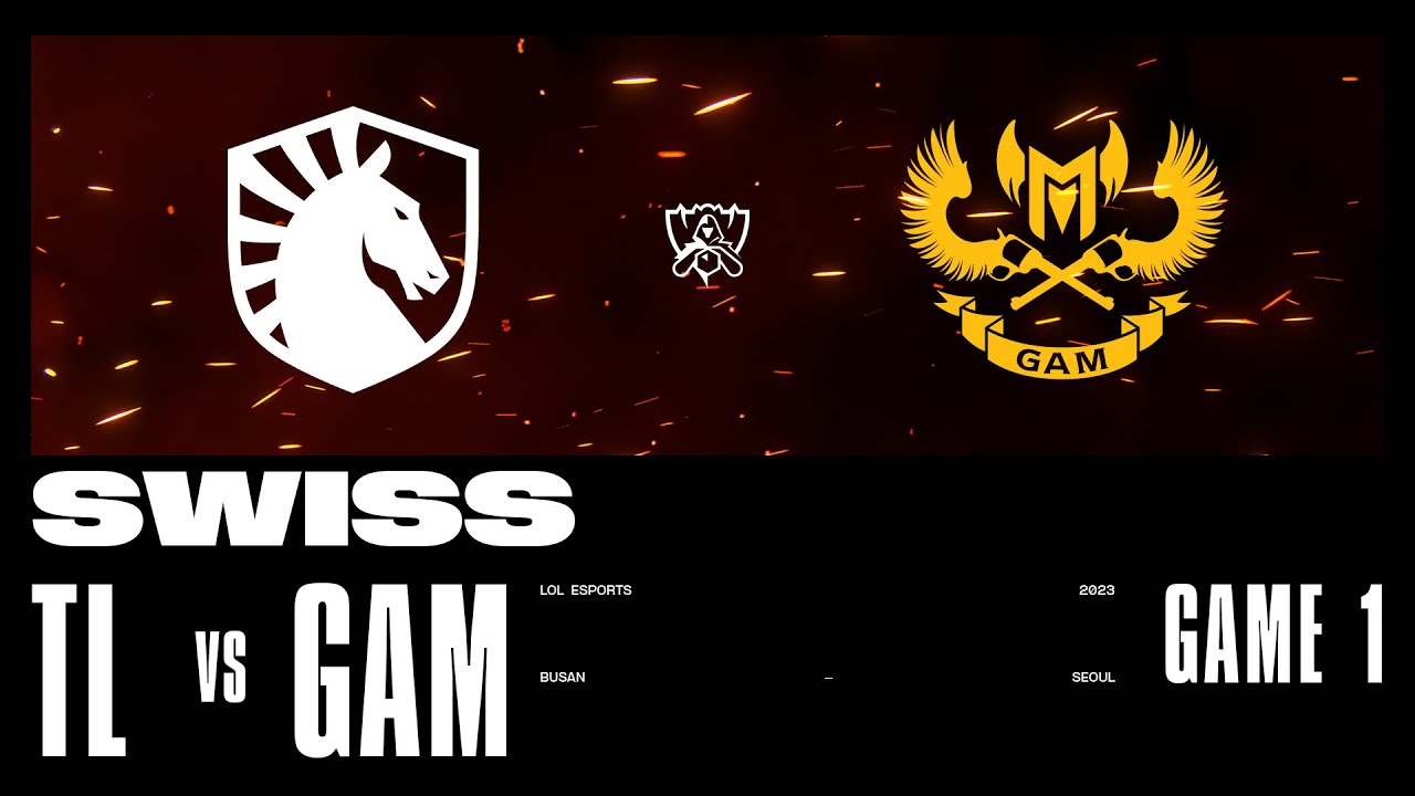 TL vs. GAM - Game 1 | Swiss Stage | 2023 Worlds | Team Liquid Honda vs GAM Esports (2023)