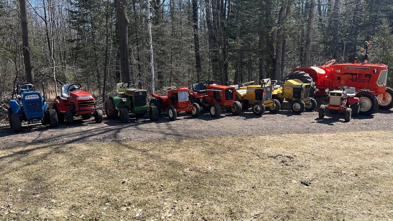 Garden tractor collection tour!
