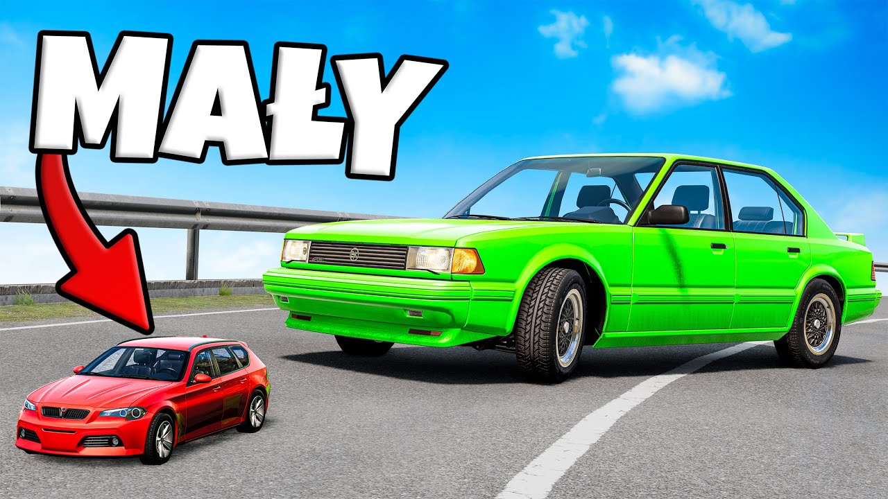 ❄️ WYLOSOWAŁEM NAJMNIEJSZE AUTO NA ZOMBIE!? | BeamNG Drive |