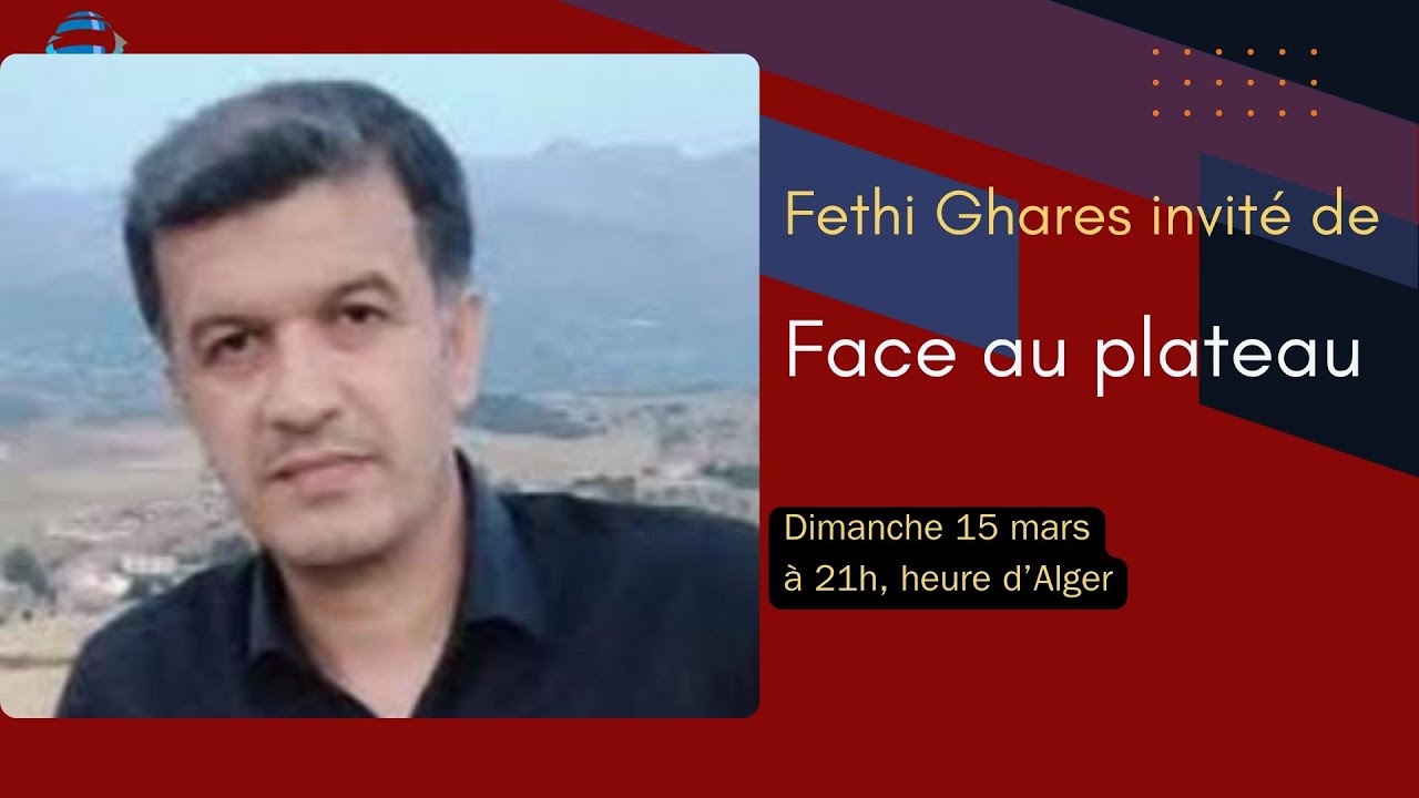 Fethi Ghares face au plateau