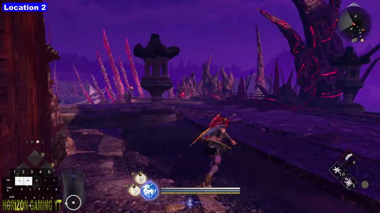 How to Find All Nijo Castle Lesser Crucibles, Crucible Spikes Location - Nioh 3