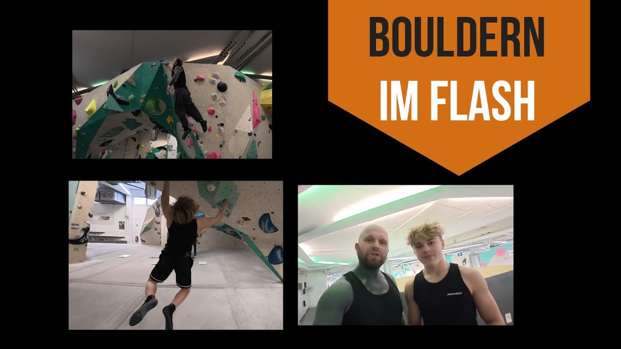 Bouldersession im Flash Boulderspot 