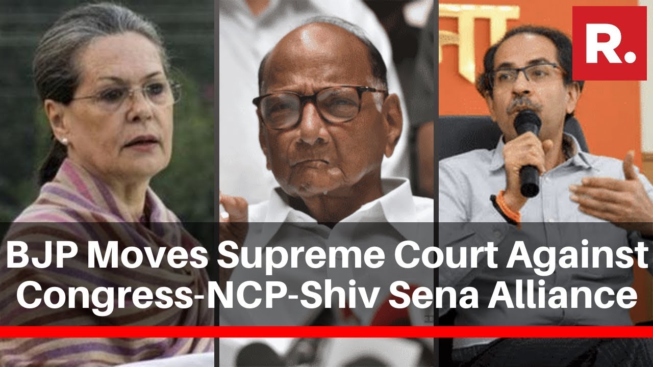 BJP Moves Supreme Court; Files Plea Against Congress-NCP-Shiv Sena Alliance