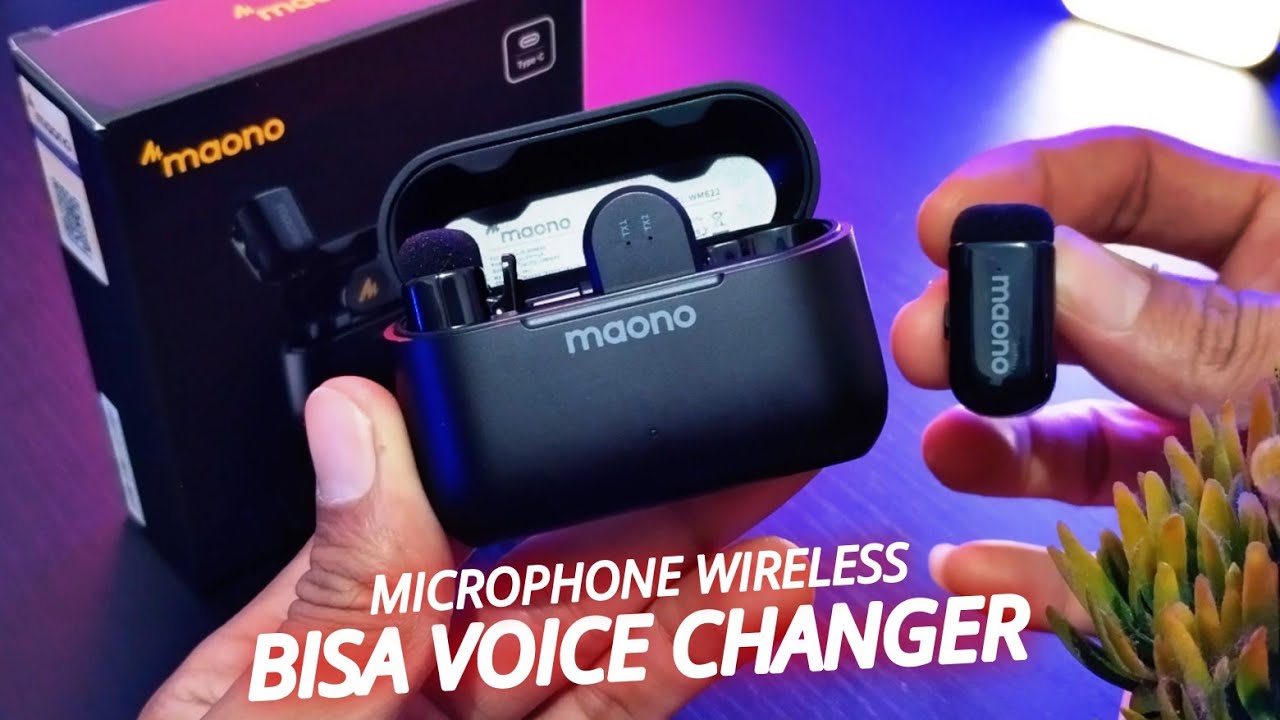 SUARANYA JERNIH! MAONO WAVE T1 MINI - MICROPHONE WIRELESS TERBAIK