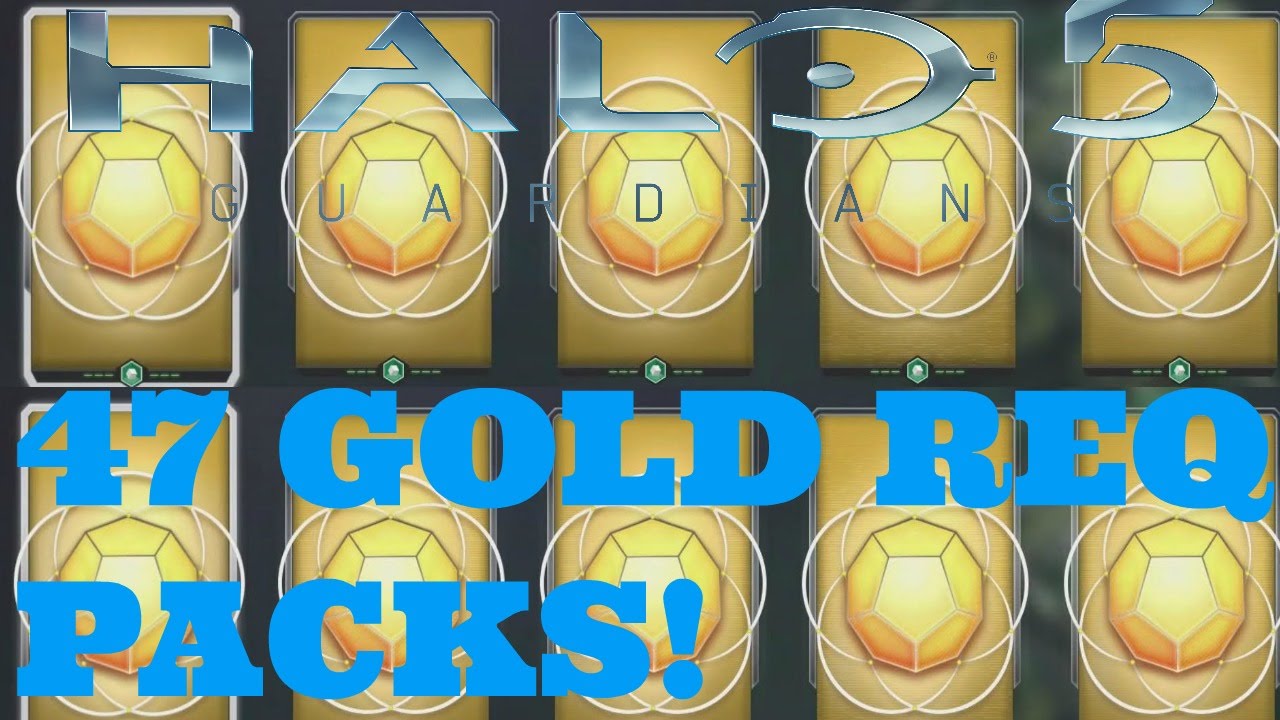 Halo 5: Guardians 47 Gold REQ Pack Opening! Mastering The REQ System in Halo 5!