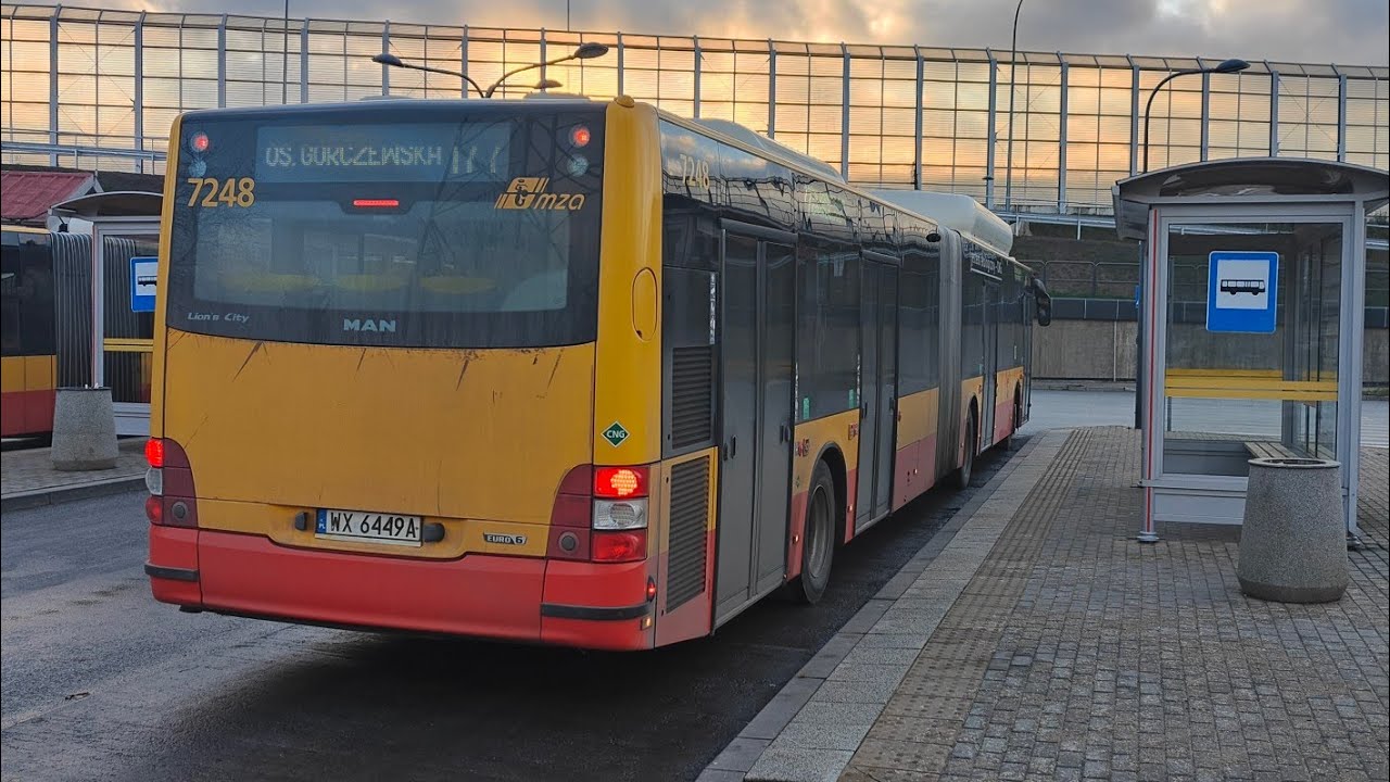 Linia 177 - MAN Lion's City G CNG #7248 ( MZA Warszawa )