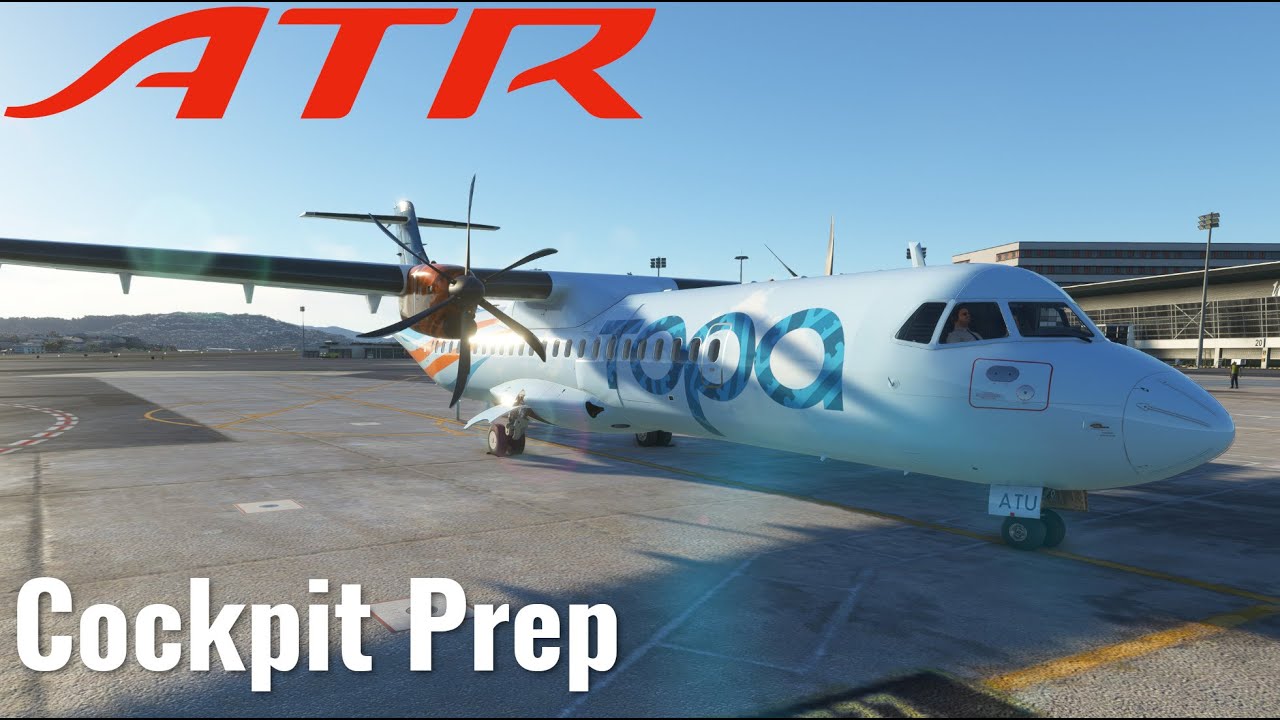 Flying the ATR-72-600  Part I | Cockpit Prep