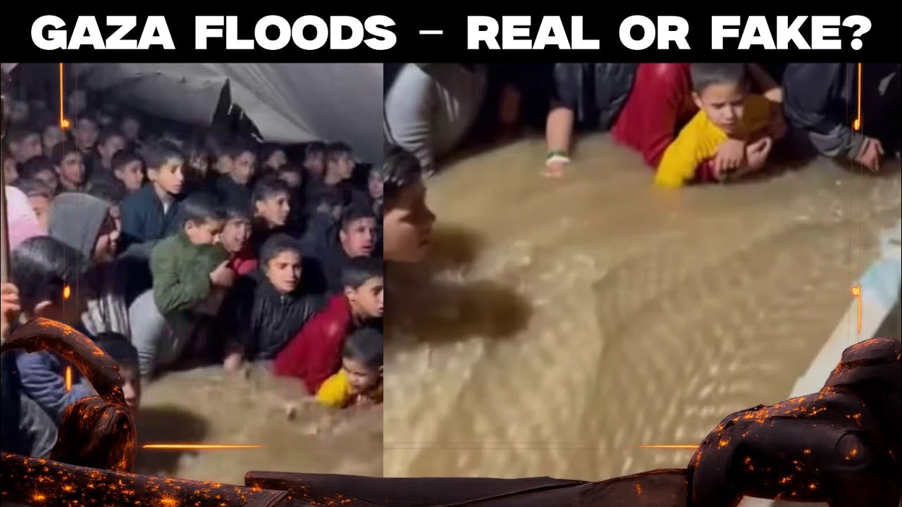 Gaza Flooded Tents: Are the Videos Real or Fake? Fact Check Reveals the Truth