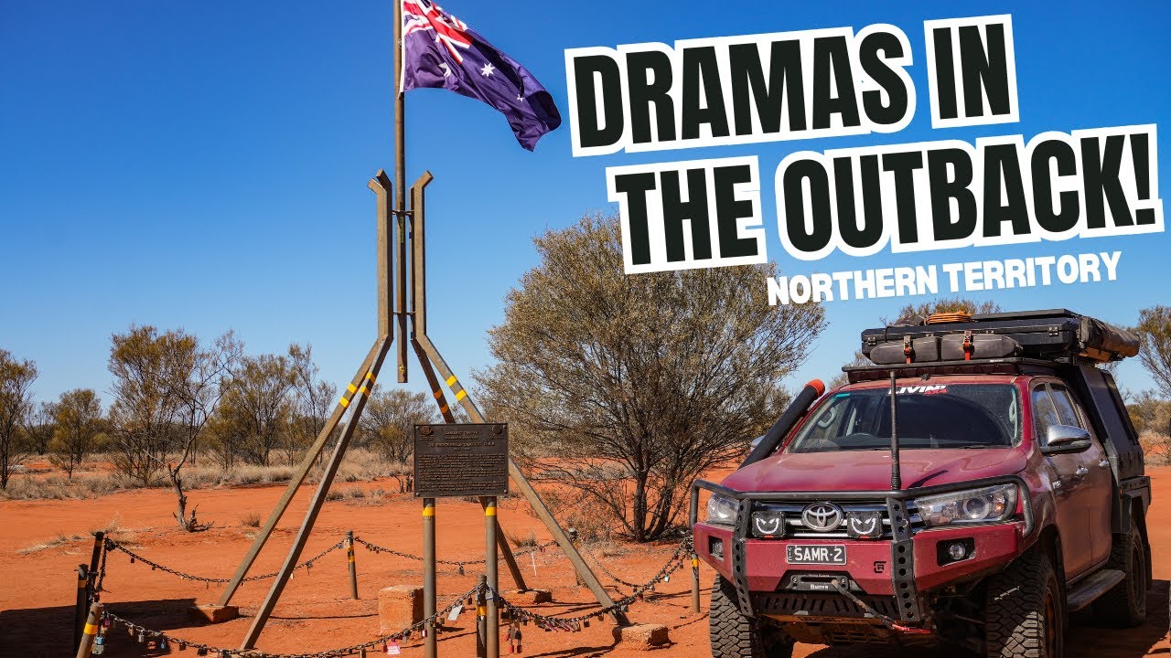 Running out of FUEL in the OUTBACK! Blown Tyres | Uluṟu + Kings Canyon + Oodnadatta Track