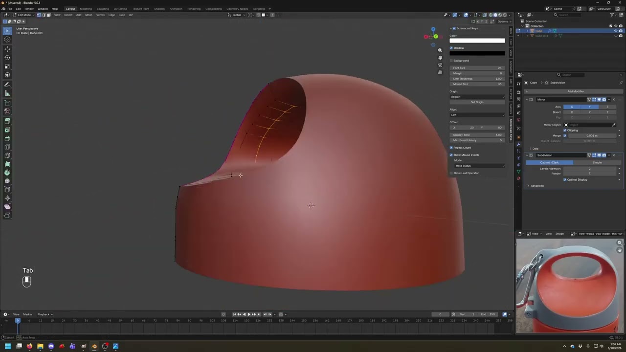 Blender Modeling Exercise - Bottle Cap