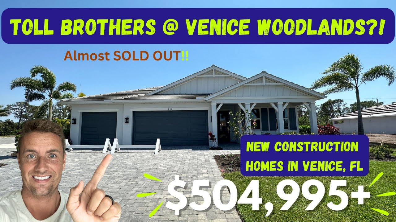 New Construction in Venice FL | Venice New Construction Home Tour | 3bd 2.5ba | Venice Woodlands