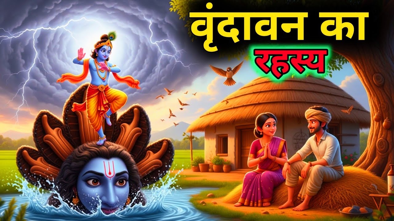 क्या सच में छोटा कृष्णा ने पूरे पर्वत को उठाया था 🥵| असली कहानी | क्या हुआ उसके बाद | Animated Story