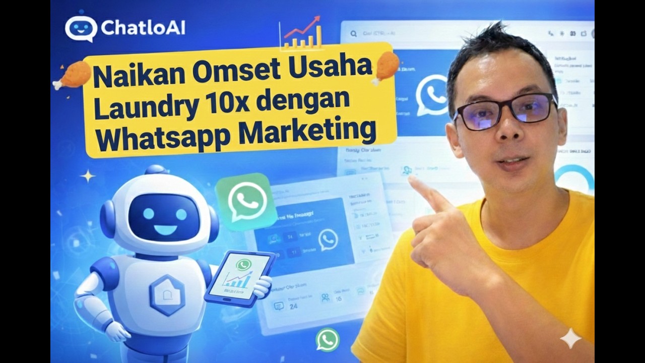 Naikan Omset Usaha laundry 10x dengan whatsapp marketing