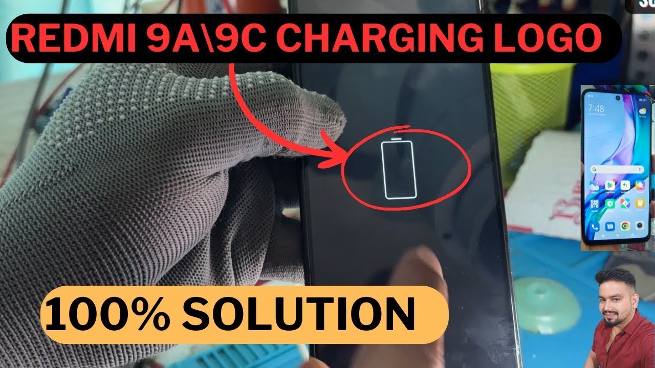 redmi 9a charging logo solution | redmi 9a charging problem | redmi 9a battery  low problem