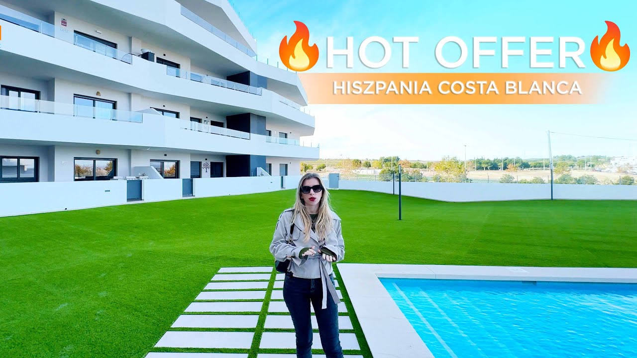 Nowe mieszkanie w Hiszpanii 🌊🌴Mieszkanie z basenem na Costa Blanca