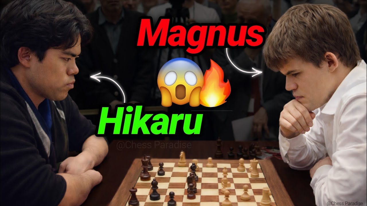 Magnus Carlsen vs Hikaru Nakamura!🤯... No Mercy, One Winner!🔥