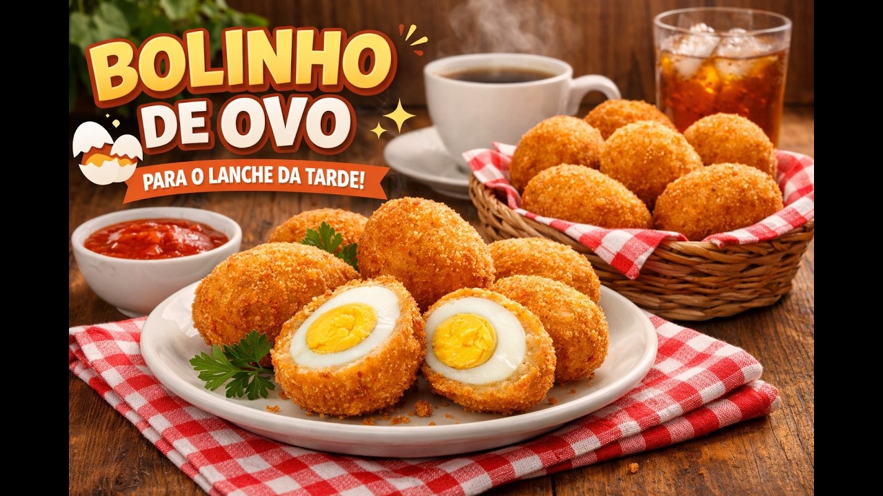 Bolinho de Ovo no Lanche da Roça!