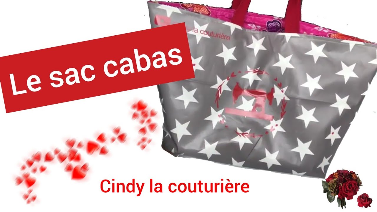 Tuto couture facile ~ Coudre un sac cabas - Cindy la couturière