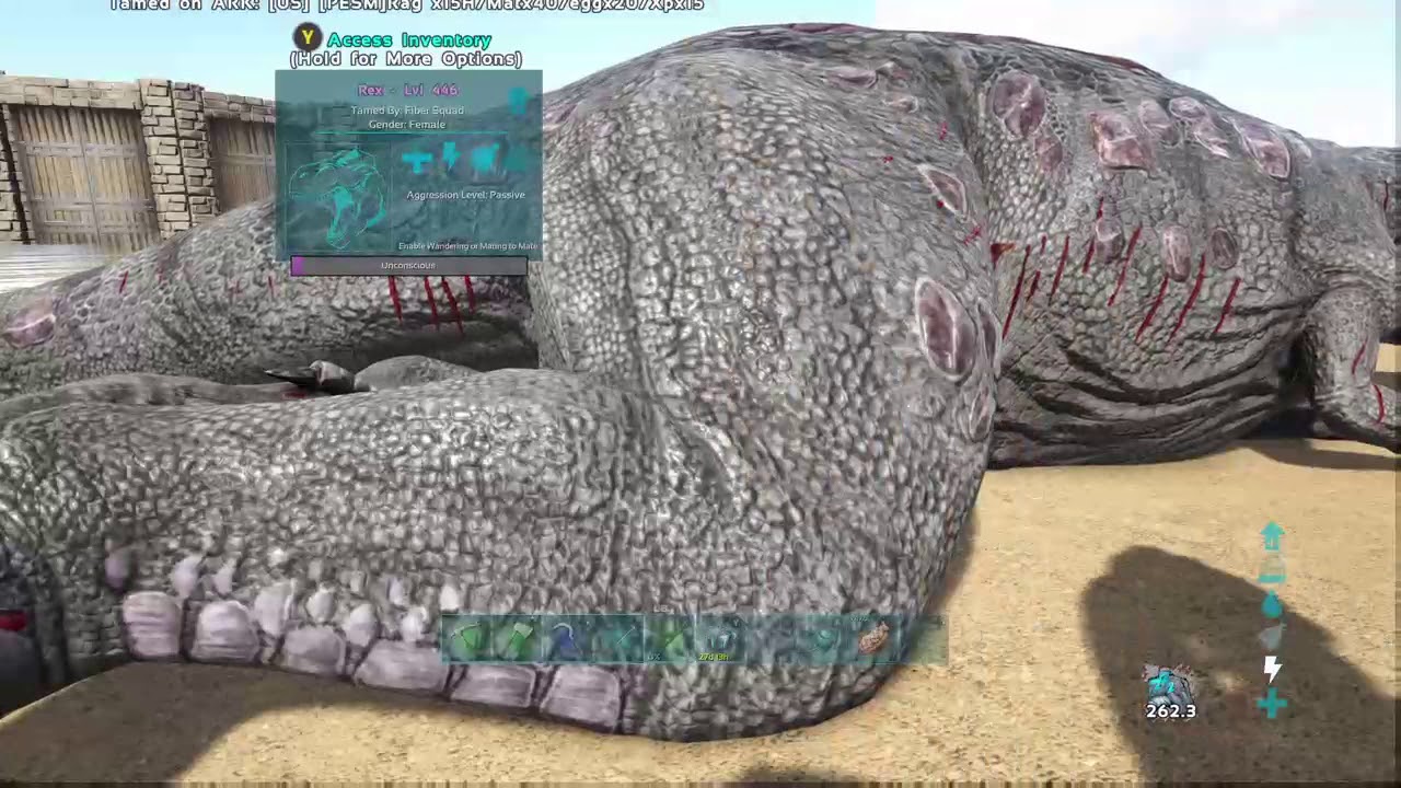 How To Wake Up a Unconscious Or A Tame With Cryo sickness | ARK Survival Evolved