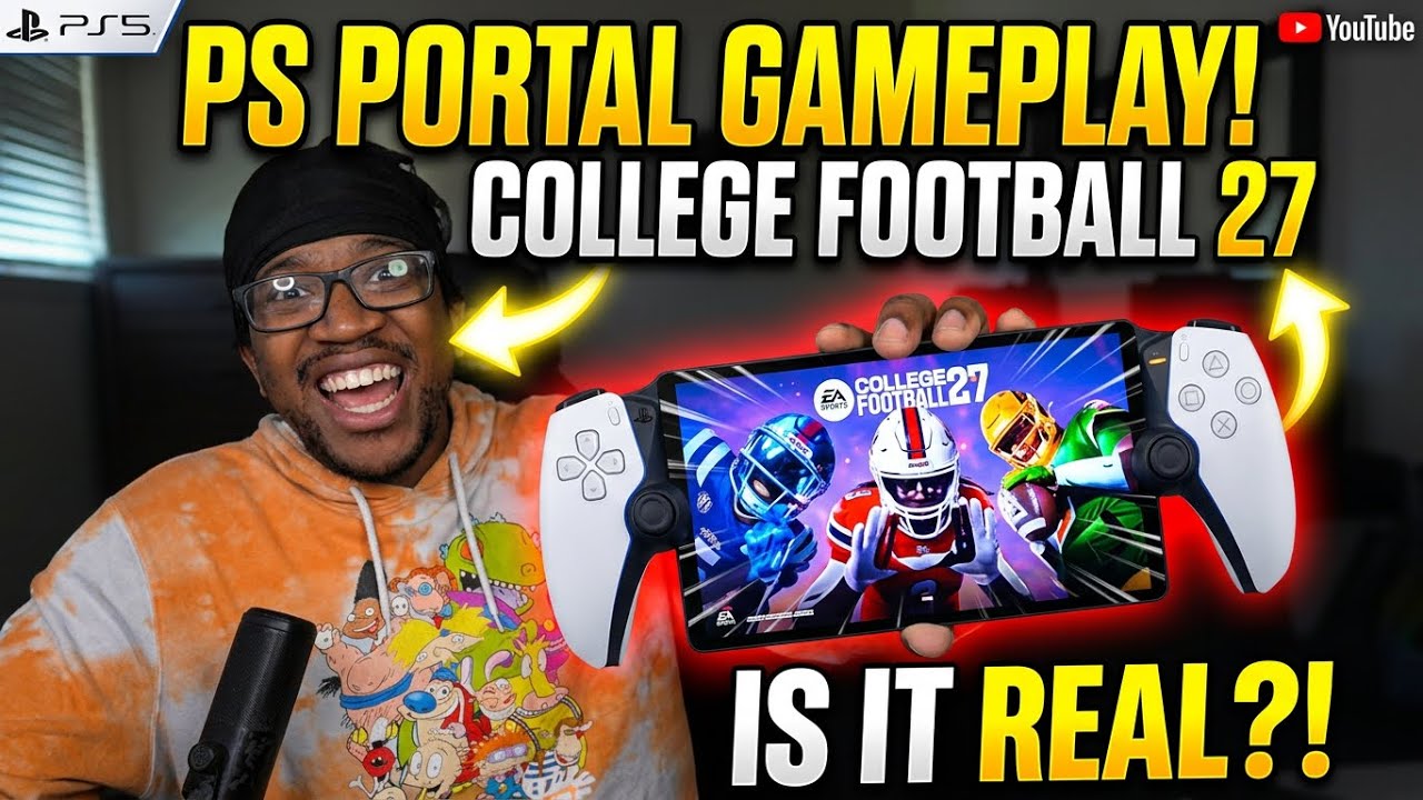 ИГРАЙ В COLLEGE FOOTBALL В ДОРОГЕ! ГЕЙМПЛЕЙ COLLEGE FOOTBALL 27 НА PS PORTAL