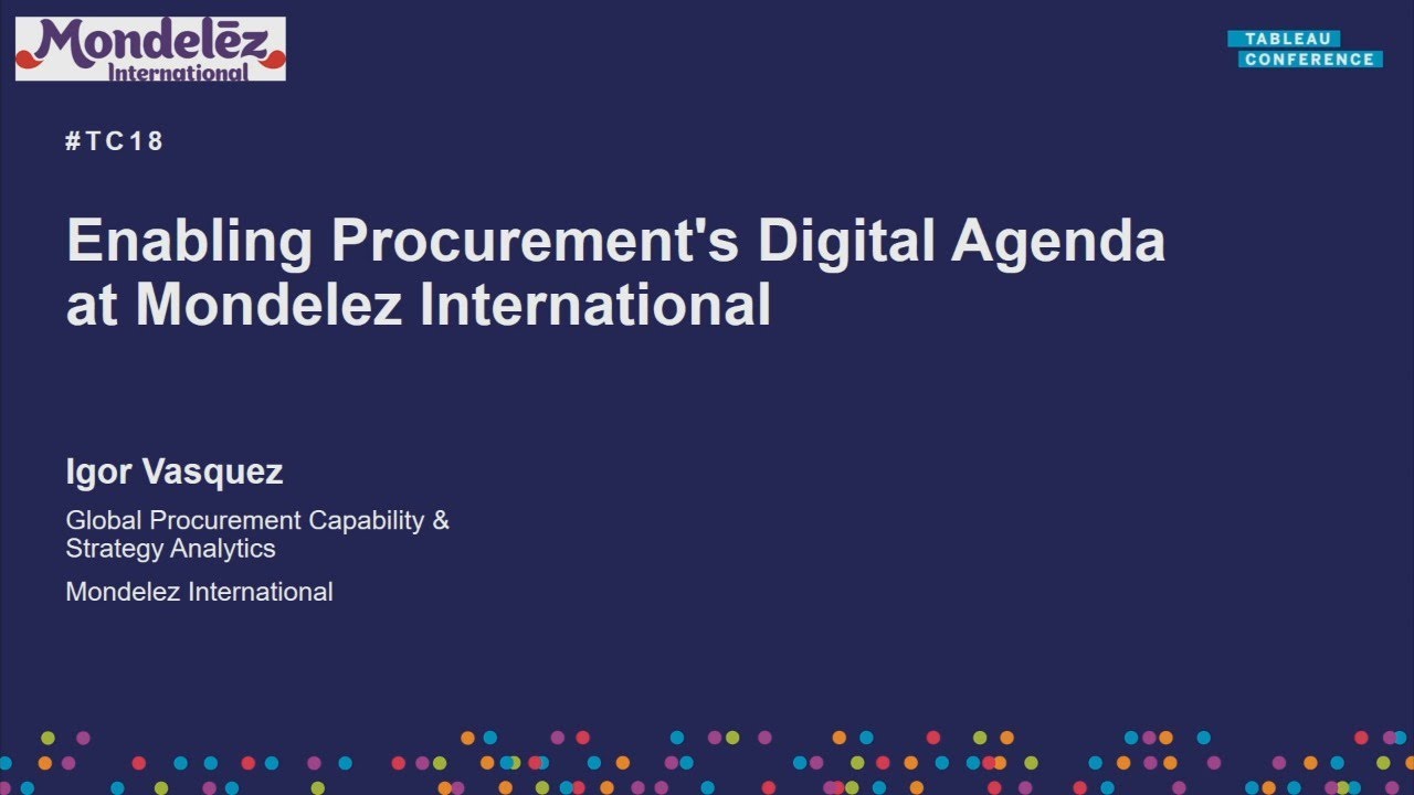 Enabling Procurement's Digital Agenda at Mondelez International