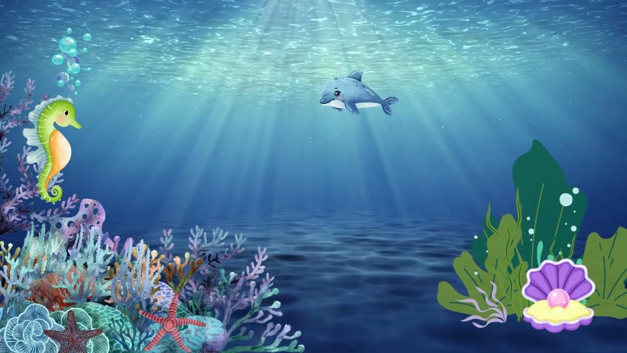Under the Sea Scene – 45 Minutes of Calm Ambient Background