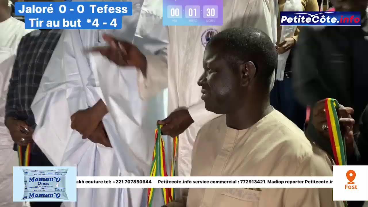 Finale départemental  Jaloré vs Tefess 2ème mi-temps tir au but