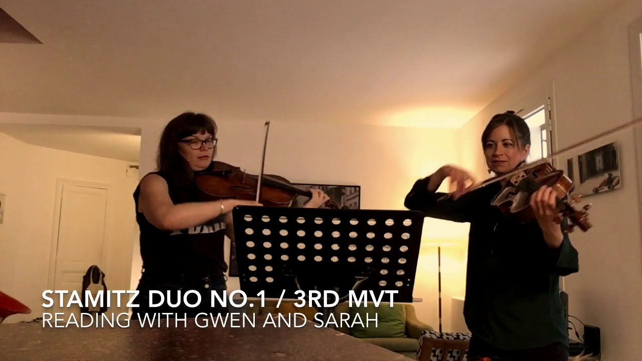 Stamitz duo no 1 for two violas