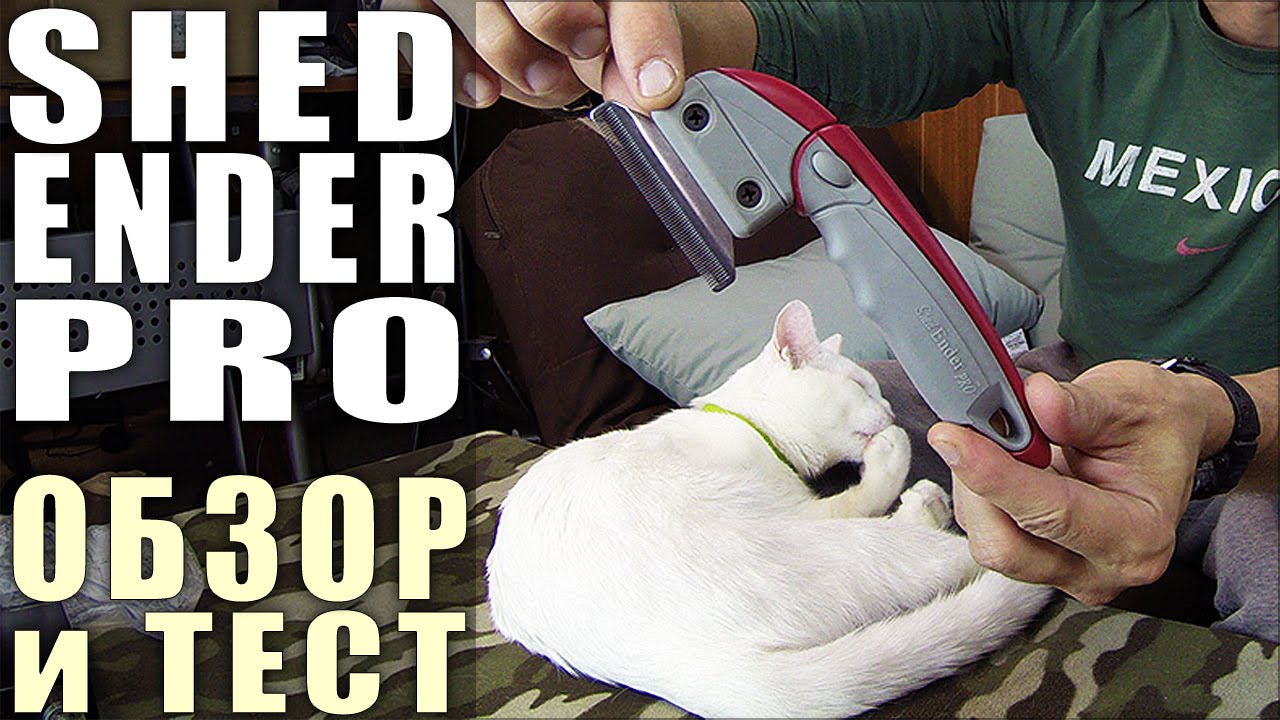 Дешедер - Обзор и Тест на Коте! (Shed Ender Pro Review Test on Cat)