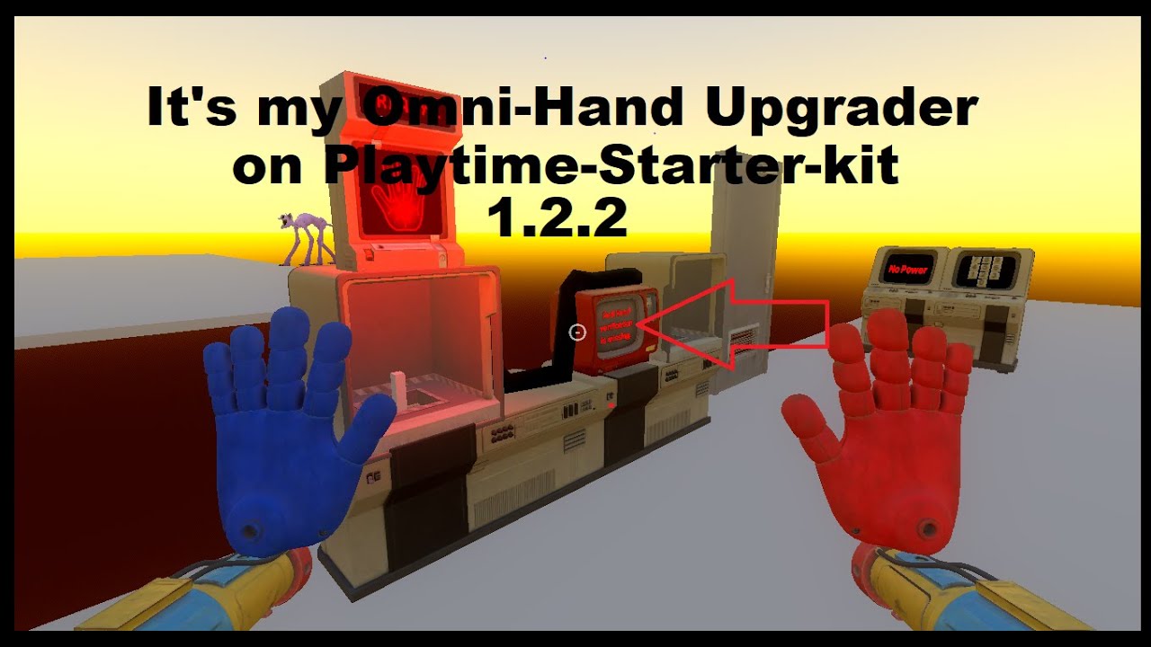 Omni-Hand Upgrader by me! (Not made of @DetectivePikaC2 ) #playtimestarterkit #poppyplaytime