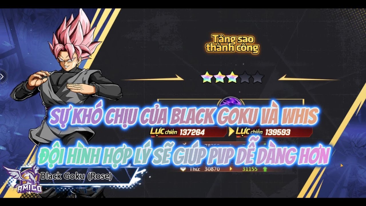 COMBO THỨC TỈNH #16 - SỰ KHÓ CHỊU CỦA BLACK GOKU - ĐỘI HÌNH HỢP LÝ SẼ GIÚP TÔI PK DỄ DÀNG HƠN