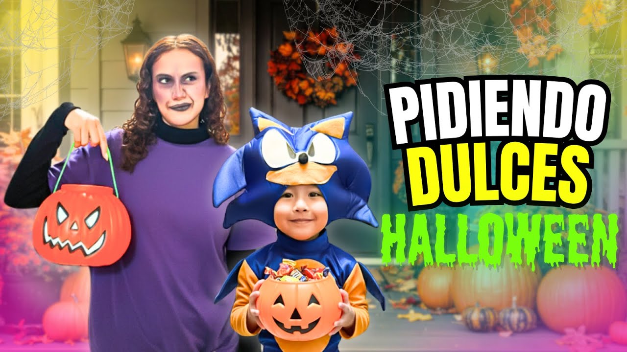 PIDIENDO DULCES EN HALLOWEEN 🎃 *más de 1000 dulces*😱| Yulis