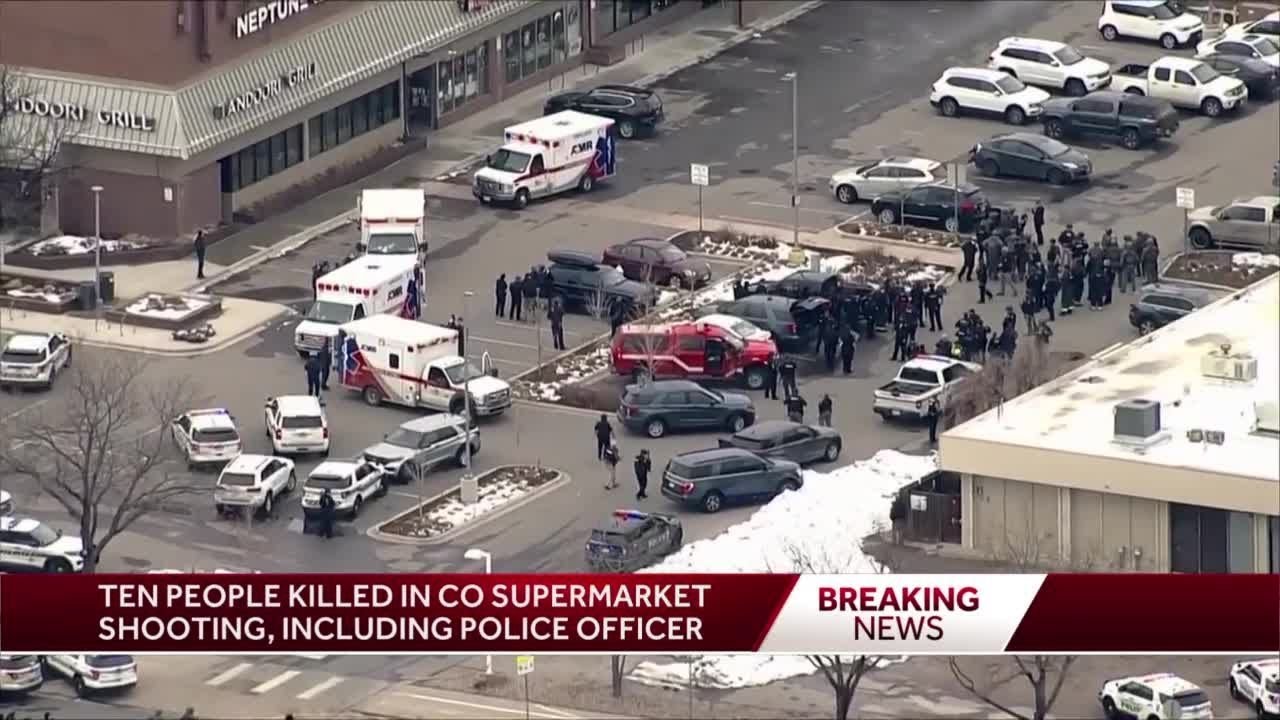10 killed in supermarket shooting in Colorado