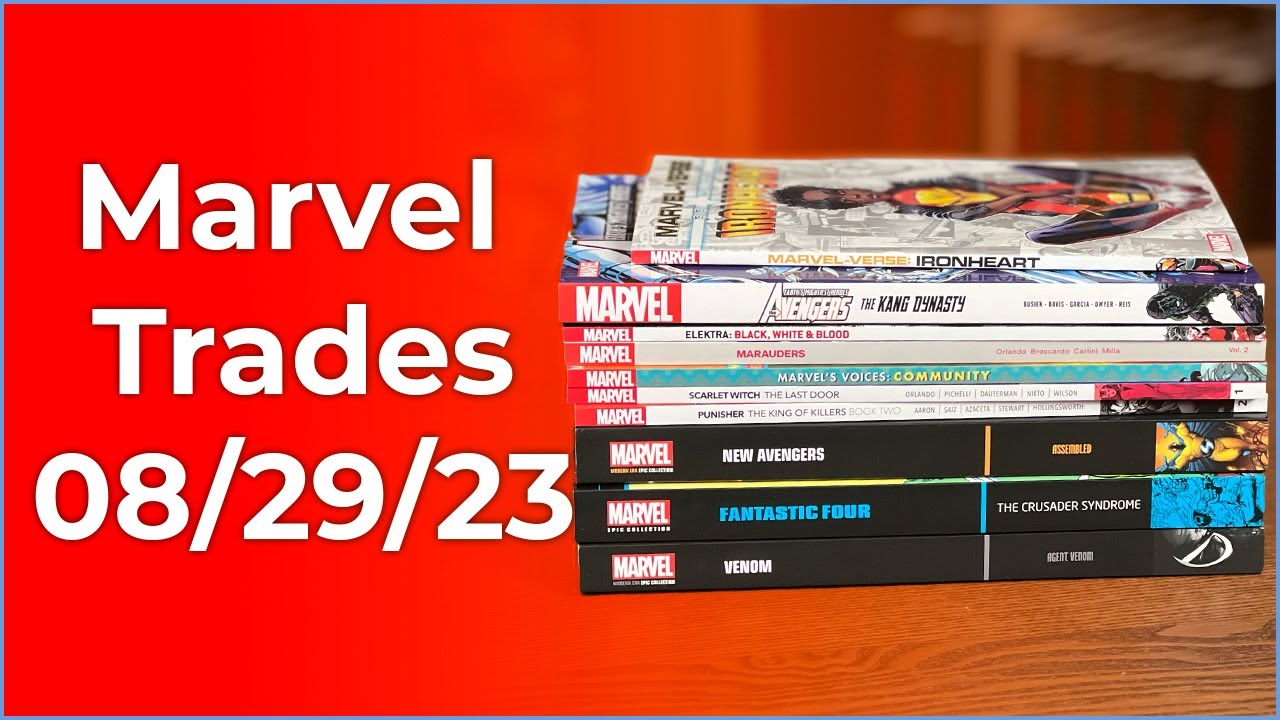 New Marvel Books 08/29/23 Overview|VENOM EPIC COLLECTION: AGENT VENOM | AVENGERS: THE KANG DYNASTY