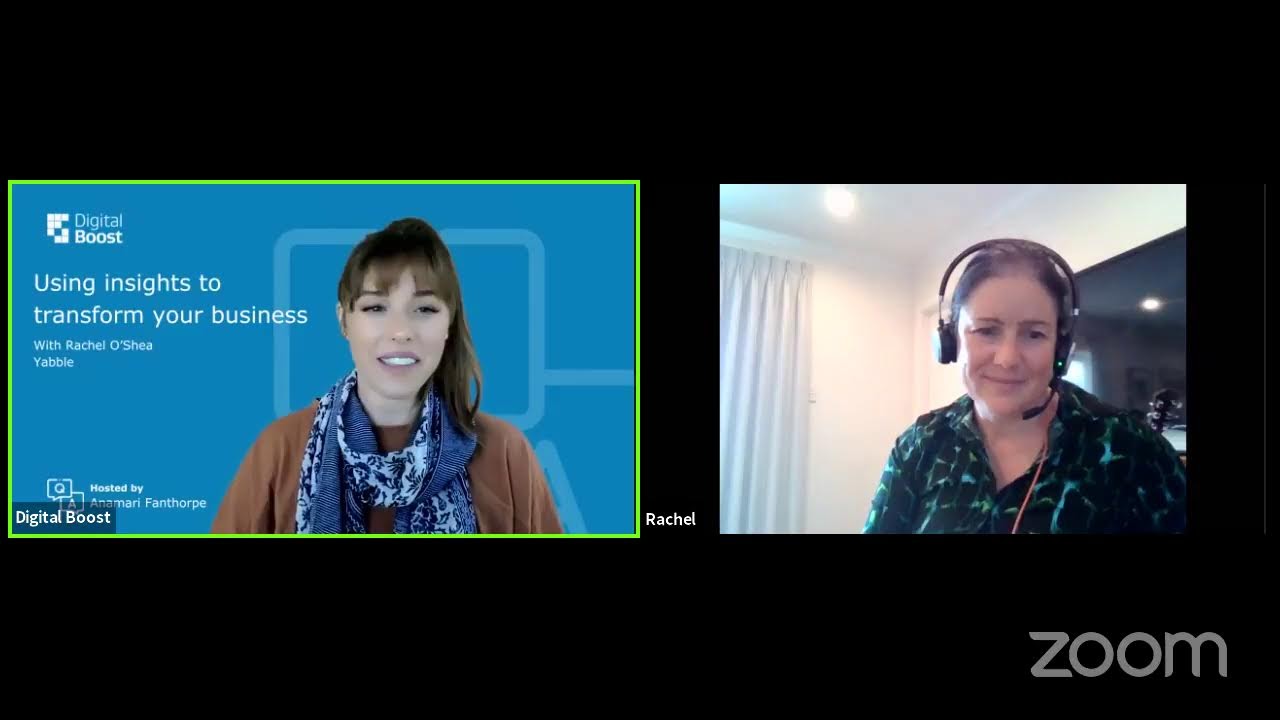 How to use insights to transform your business - Digital Boost LIVE How to + Q&A webinar