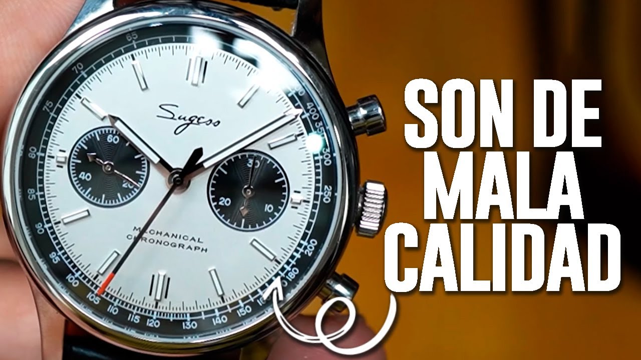 ¿Los relojes chinos son de mala calidad?