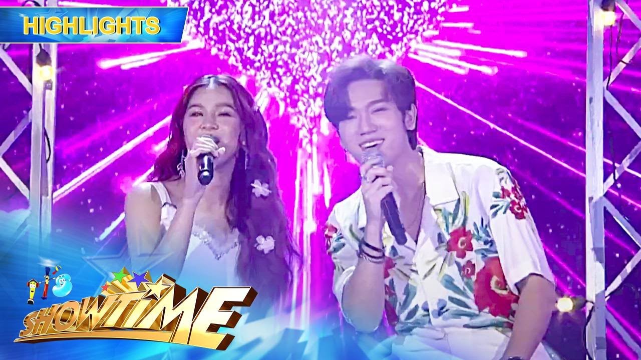 JM Dela Cerna and Marielle Montellano sing BINI medley on It’s Showtime | It's Showtime