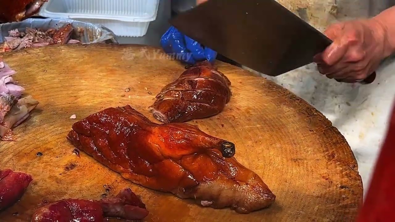 視覺饗宴正式開始 #燒味老舖  #roastedduck #streetfood #food #delicious #bbqpork #roastedgoose #燒味 #燒臘 #asmr