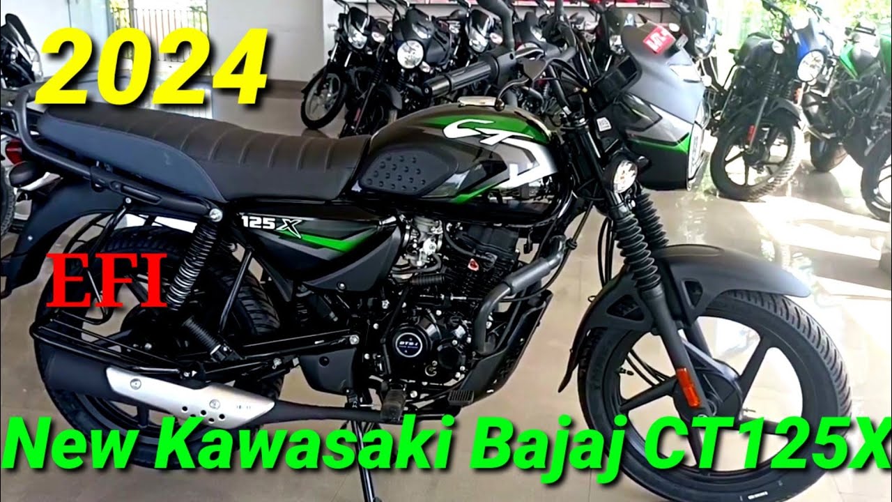 2024 New Kawasaki Bajaj CT 125 X EFI.