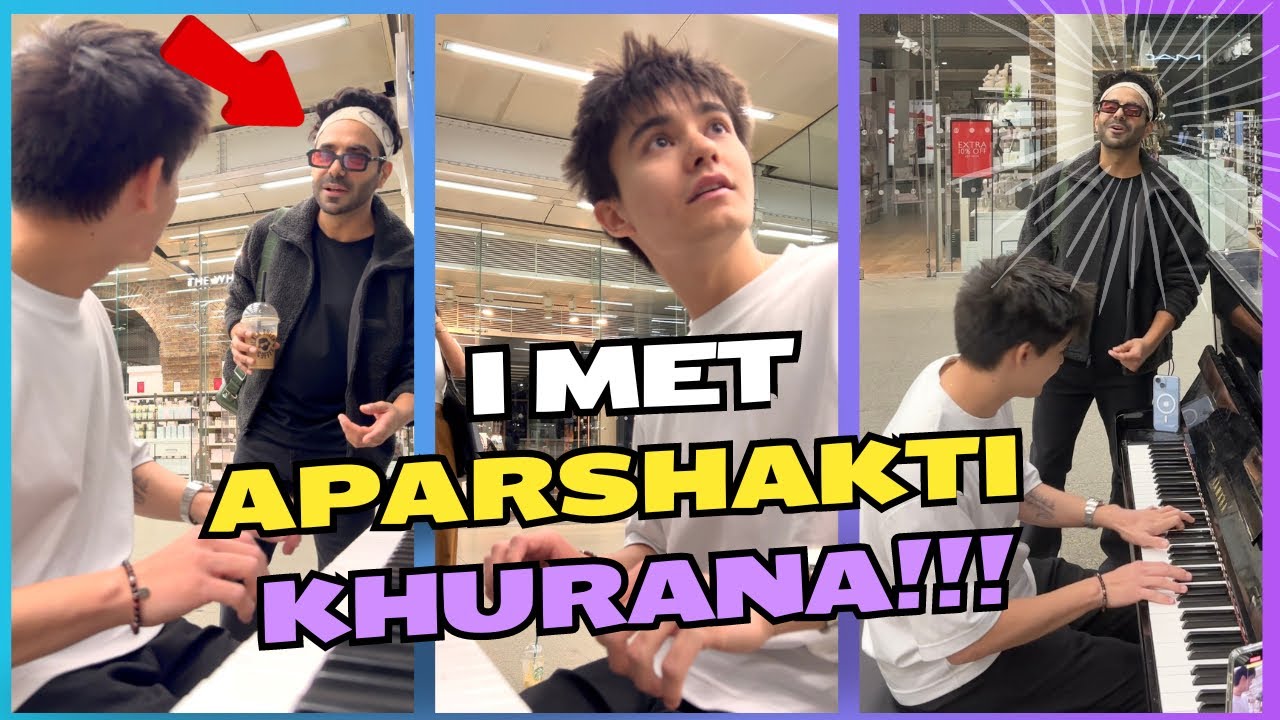 Look who I met in London🤯🤯A crazy interaction with THE Aparshakti Khurana🤩