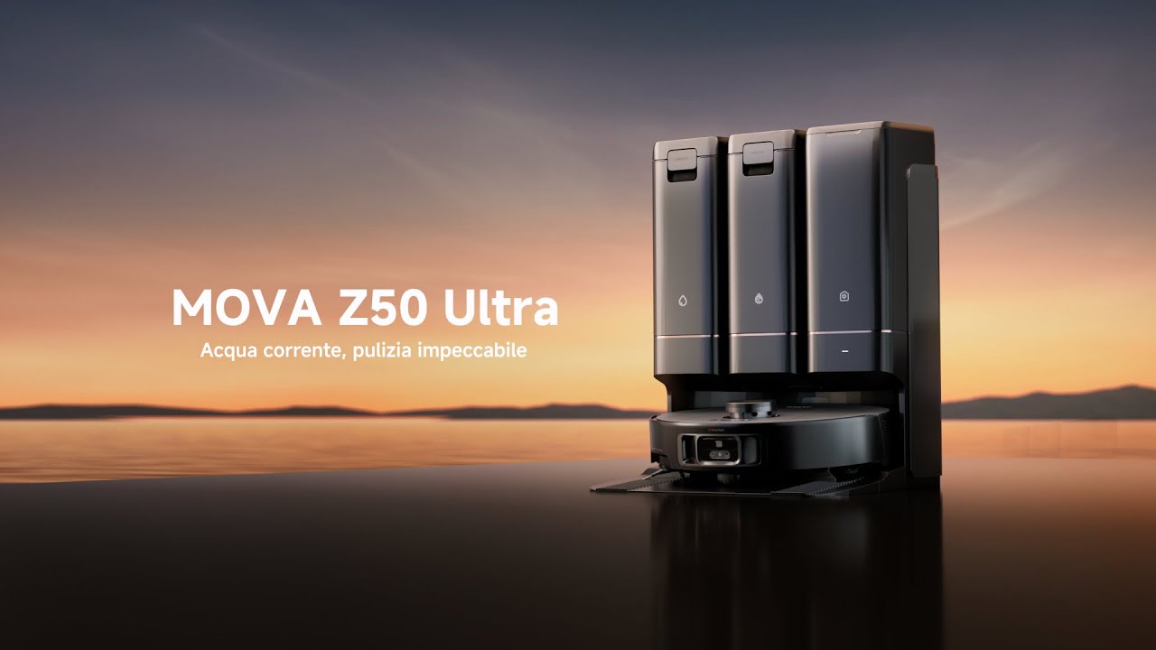 MOVA Z50 Ultra | Acqua corrente, pulizia impeccabile