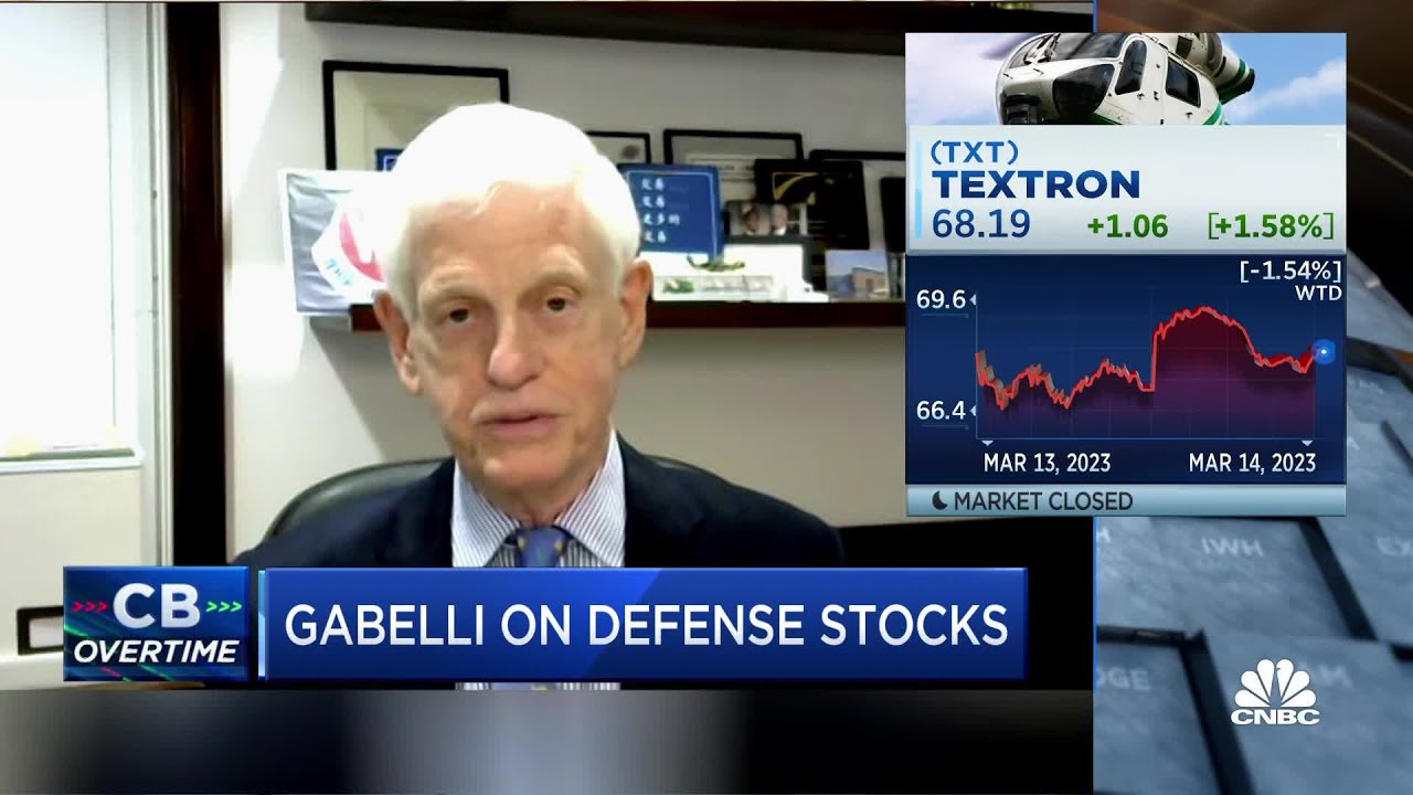 Billionaire investor Mario Gabelli names Textron as his defense stock pick
