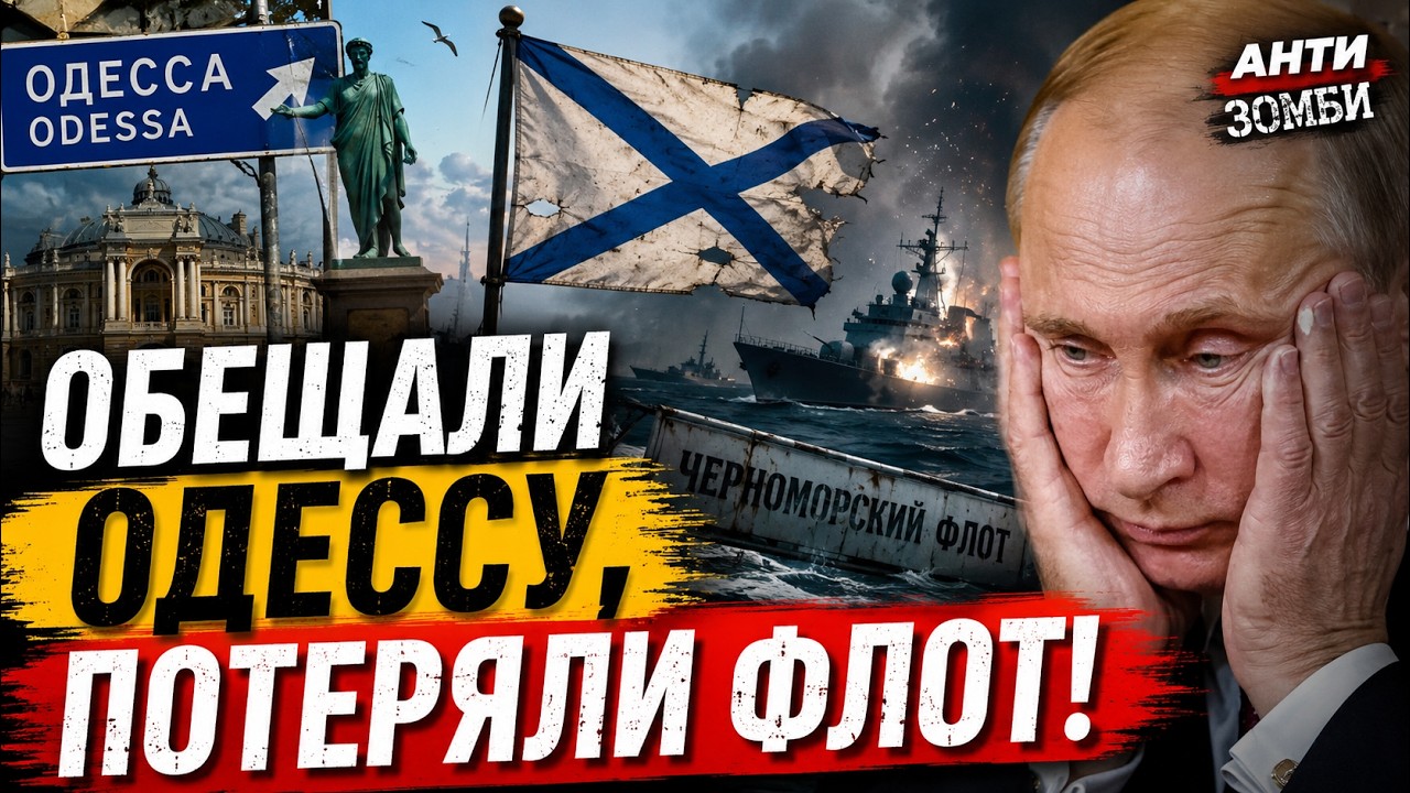 ДЕНЬ ВМФ БЕЗ ФЛОТА! ПУТИН ЛИШИЛСЯ ГЛАВНОЙ ВИТРИНЫ! ЧЁРНОЕ МОРЕ ПОТЕРЯНО. Антизомби