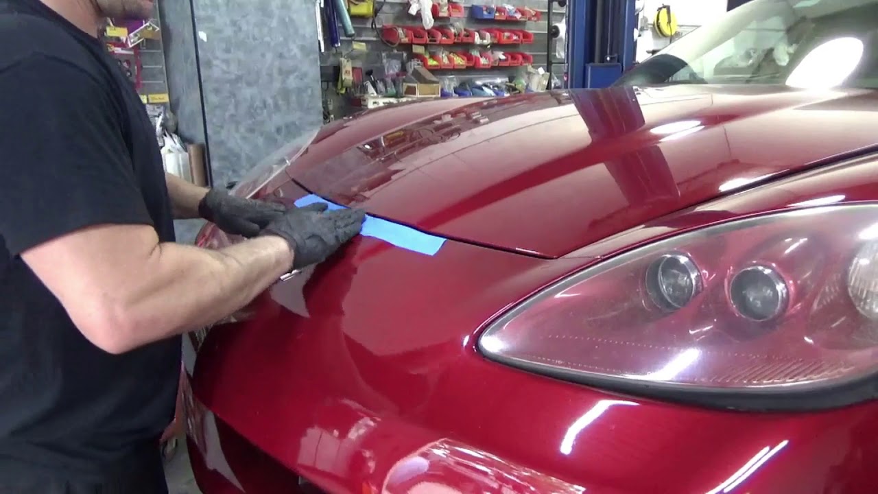 Снятие фар Corvette C6 и установка светодиодных фар