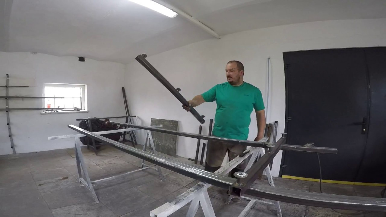 Balkon francuski - balustrada nowoczesna - spawanie od podstaw