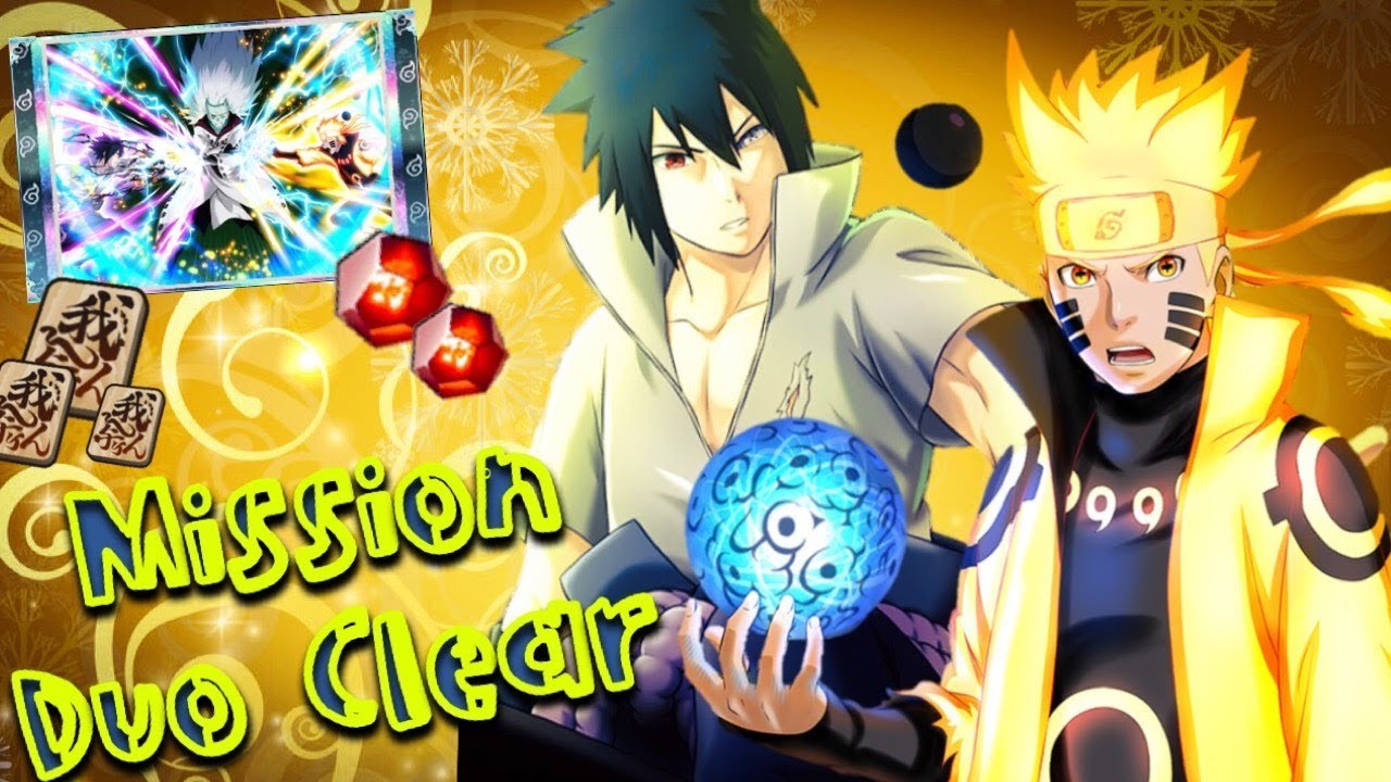 First Clearing the New Veteran Mission with Naruto & Sasuke | Naruto x Boruto Ninja Voltage